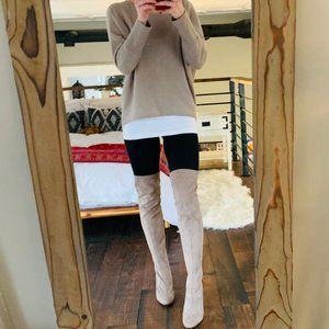 NWOT Schutz Beau OTK stretch suede boots